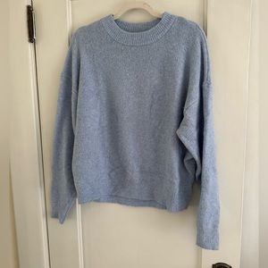 H&M Light Blue Wool-Look Sweater